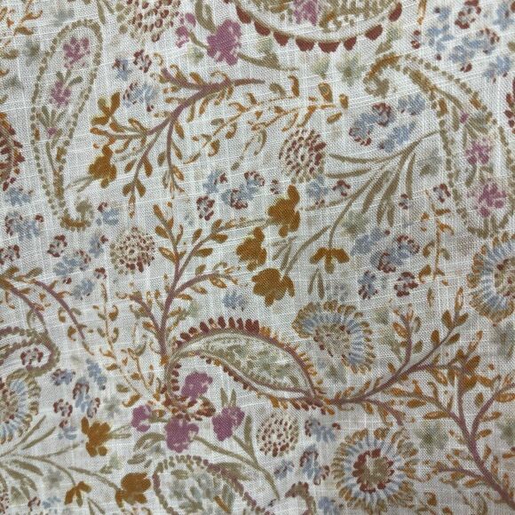 ANA A New Approach X-Small Peasant Botanical Top Boho V-Neck Cotton Rayon Womens - Picture 10 of 15